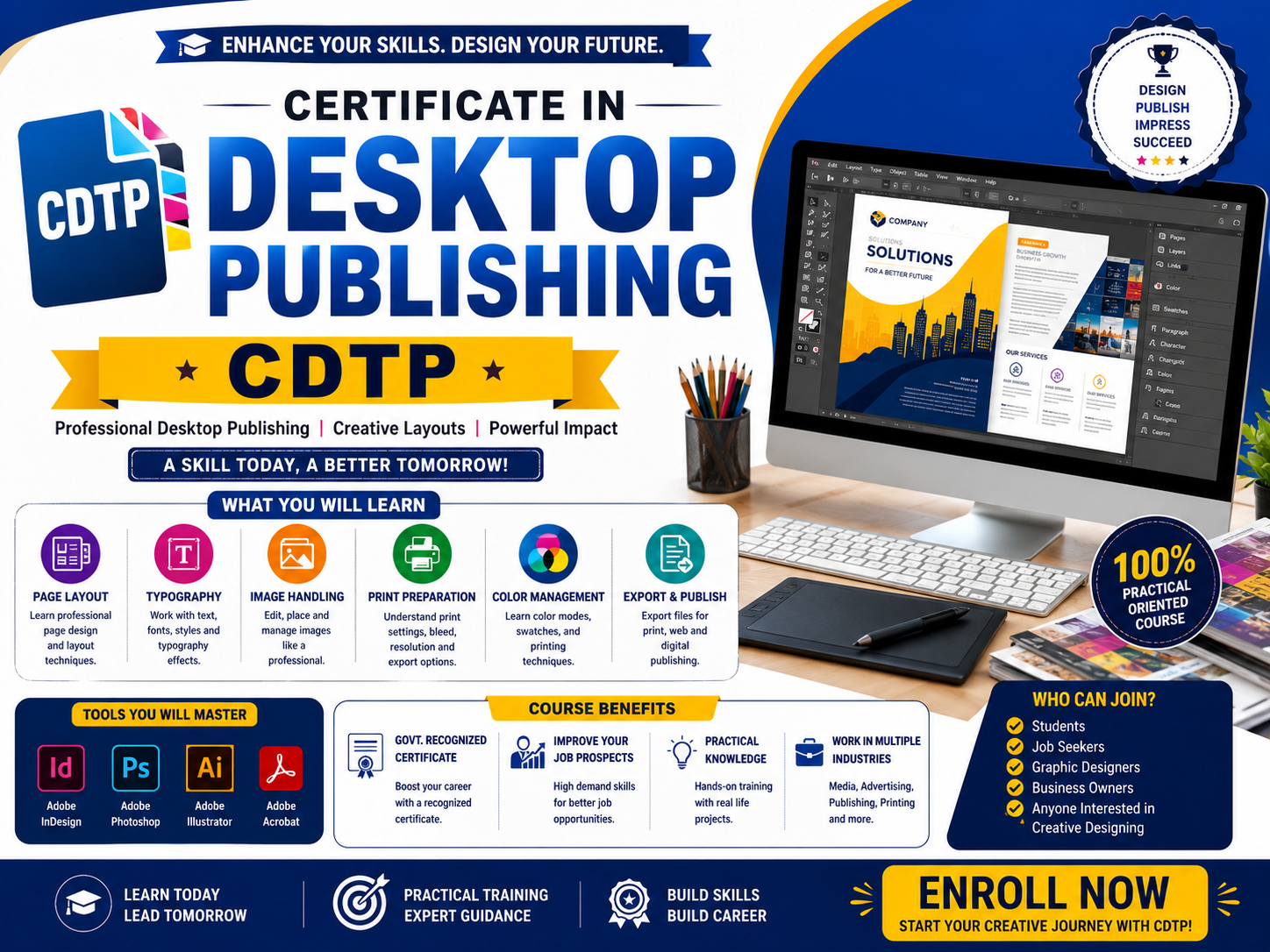 Certificate in Desktop Publishing (CDTP)