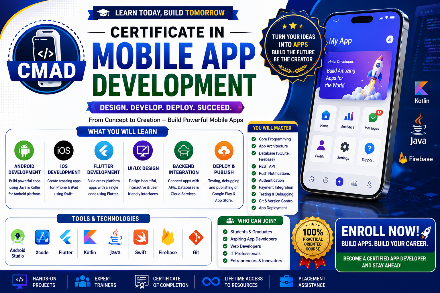 Certificate in Mobile App Development (CMAD)
